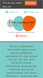 Mobile Screenshot of f1rstcommercialrecruitment.co.uk