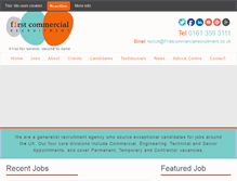 Tablet Screenshot of f1rstcommercialrecruitment.co.uk